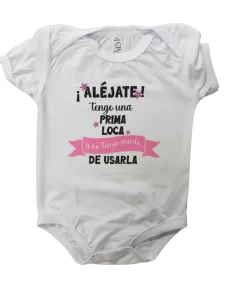 Body personalizado para bebé con diseño de bienvenida