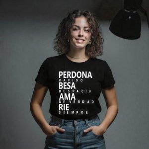 Camiseta personalizada con foto y frase para regalo