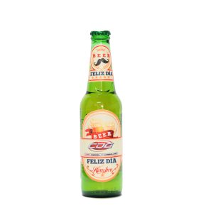 Cerveza con etiqueta personalizada con foto y frase para regalo