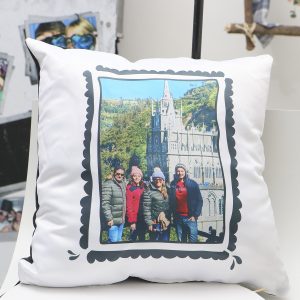 Cojín personalizado con frace- regalo para el hogar en Bogotá