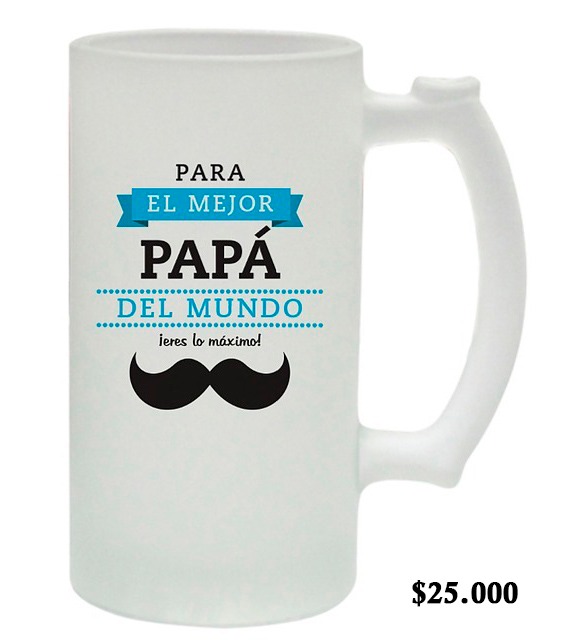 Jarrón cervecero personalizado con foto y frase para regalo