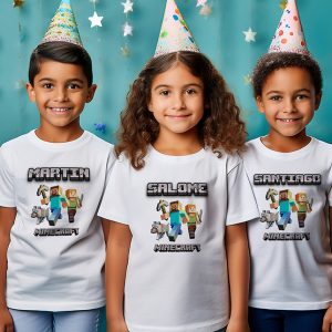 Camisetas personalizadas para ninos souvenir fiestas infantiles